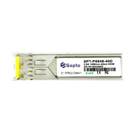 2.5G SFP Fiber Optic Transceiver Duplex LC Interface 300m Transmission Distance